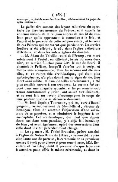 L'ami de la religion et du roi journal ecclesiastique, politique et litteraire