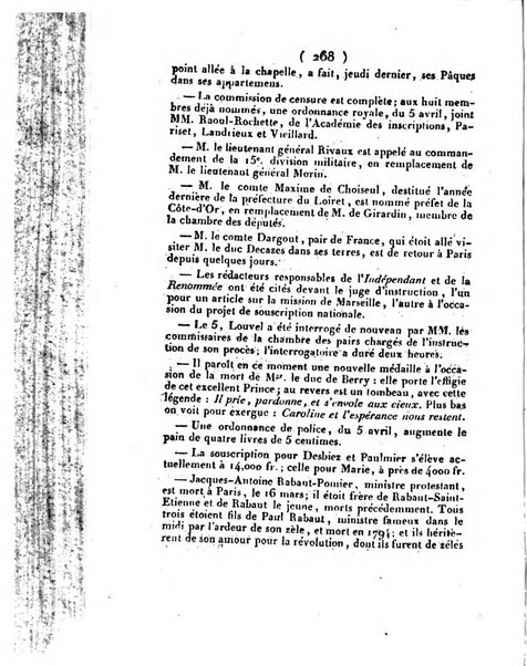 L'ami de la religion et du roi journal ecclesiastique, politique et litteraire