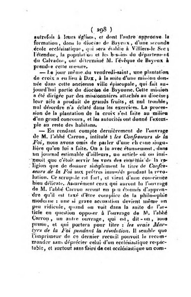 L'ami de la religion et du roi journal ecclesiastique, politique et litteraire