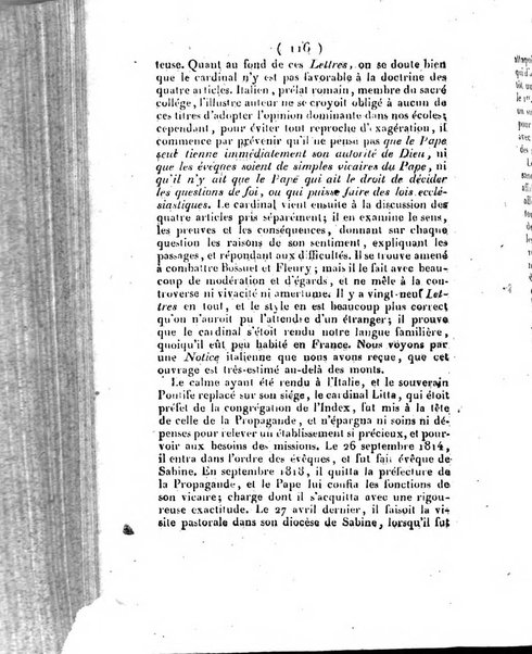 L'ami de la religion et du roi journal ecclesiastique, politique et litteraire