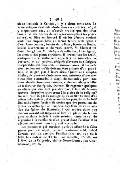 L'ami de la religion et du roi journal ecclesiastique, politique et litteraire