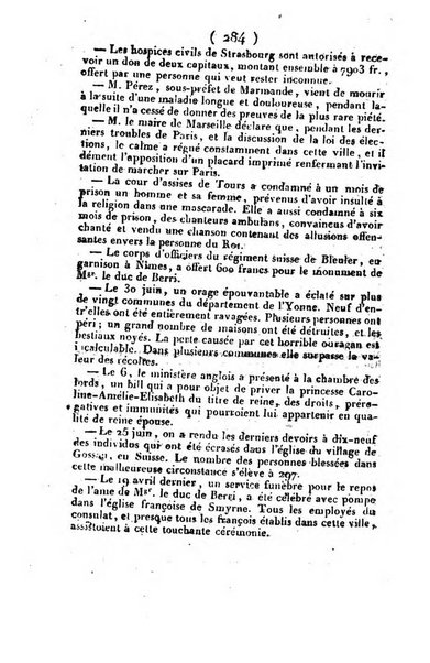 L'ami de la religion et du roi journal ecclesiastique, politique et litteraire