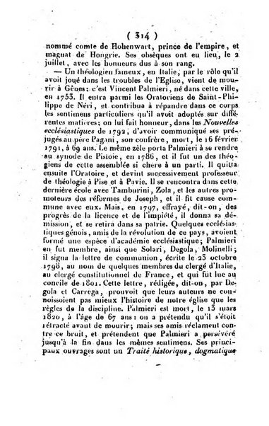 L'ami de la religion et du roi journal ecclesiastique, politique et litteraire