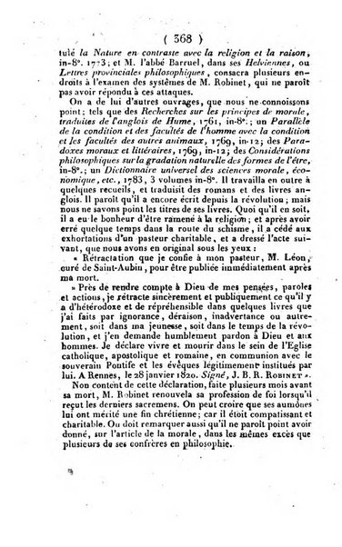 L'ami de la religion et du roi journal ecclesiastique, politique et litteraire