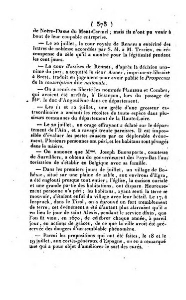 L'ami de la religion et du roi journal ecclesiastique, politique et litteraire