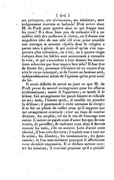 L'ami de la religion et du roi journal ecclesiastique, politique et litteraire