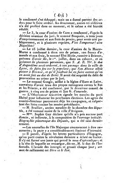 L'ami de la religion et du roi journal ecclesiastique, politique et litteraire