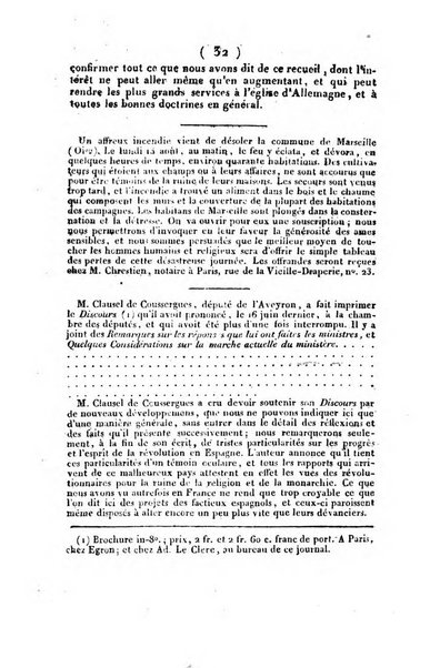 L'ami de la religion et du roi journal ecclesiastique, politique et litteraire