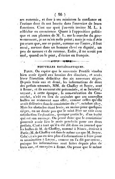 L'ami de la religion et du roi journal ecclesiastique, politique et litteraire