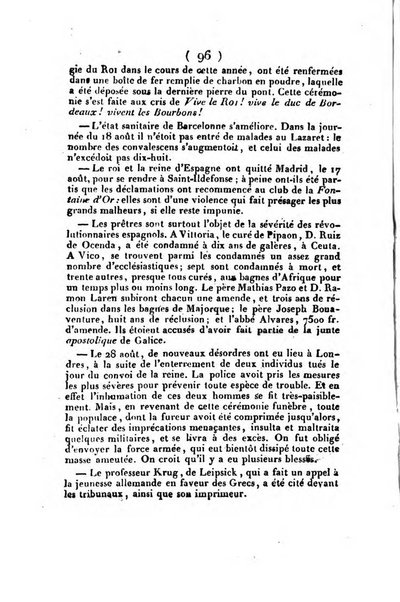 L'ami de la religion et du roi journal ecclesiastique, politique et litteraire