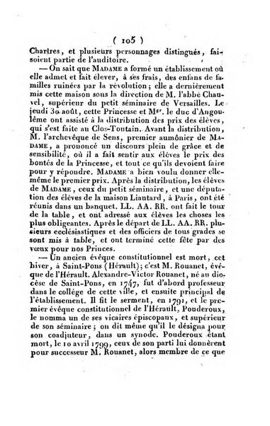 L'ami de la religion et du roi journal ecclesiastique, politique et litteraire