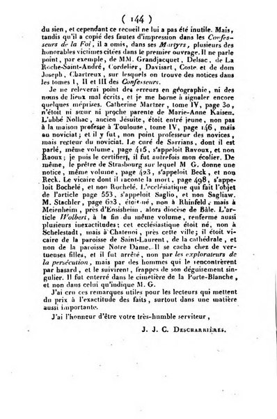 L'ami de la religion et du roi journal ecclesiastique, politique et litteraire