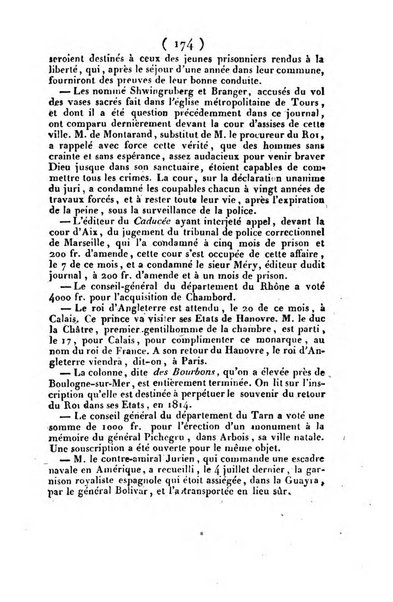 L'ami de la religion et du roi journal ecclesiastique, politique et litteraire