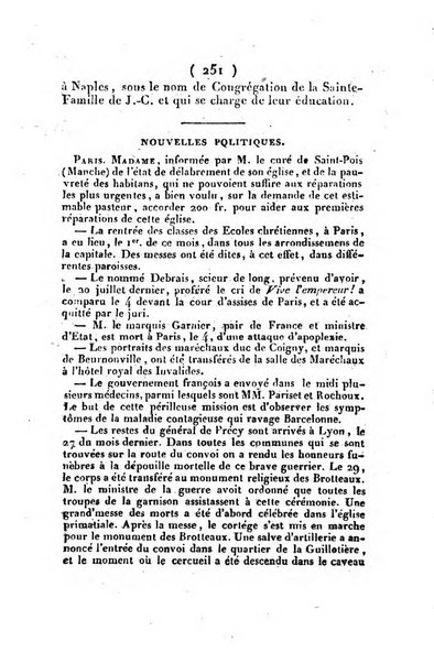 L'ami de la religion et du roi journal ecclesiastique, politique et litteraire