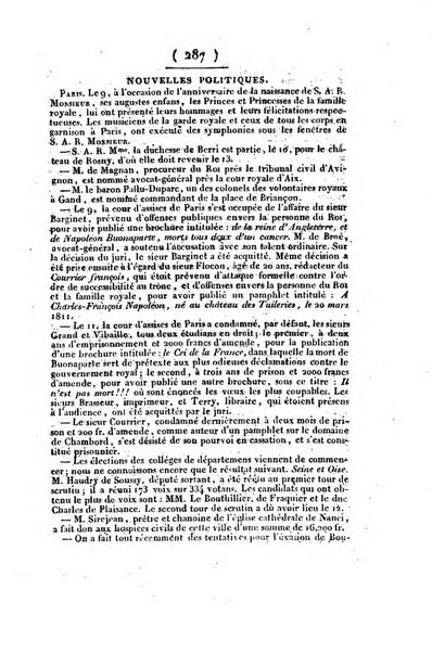 L'ami de la religion et du roi journal ecclesiastique, politique et litteraire