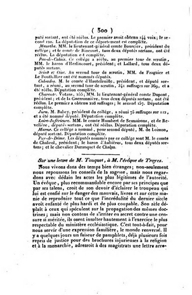 L'ami de la religion et du roi journal ecclesiastique, politique et litteraire