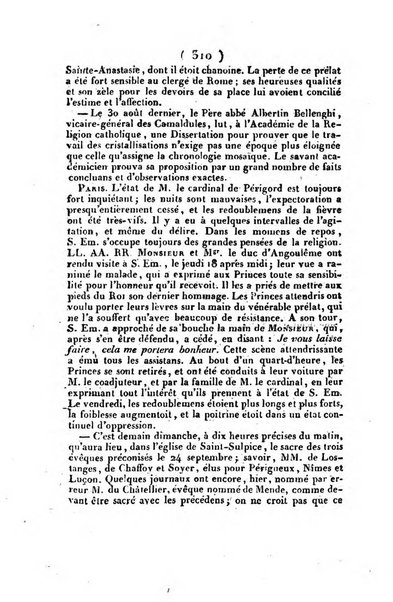 L'ami de la religion et du roi journal ecclesiastique, politique et litteraire