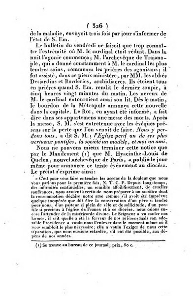 L'ami de la religion et du roi journal ecclesiastique, politique et litteraire