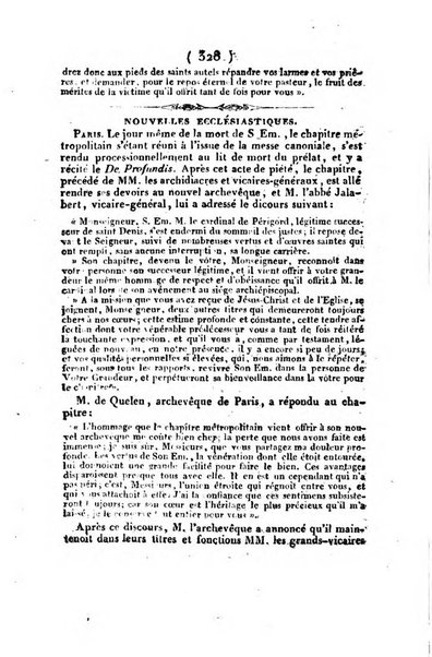 L'ami de la religion et du roi journal ecclesiastique, politique et litteraire