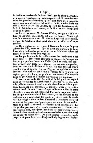 L'ami de la religion et du roi journal ecclesiastique, politique et litteraire