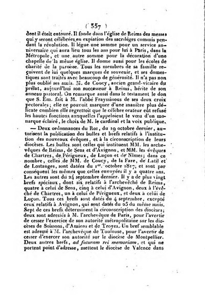 L'ami de la religion et du roi journal ecclesiastique, politique et litteraire