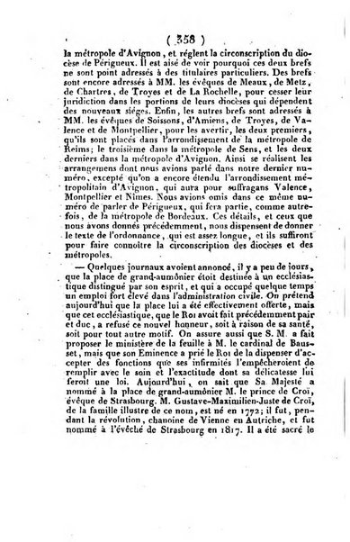 L'ami de la religion et du roi journal ecclesiastique, politique et litteraire