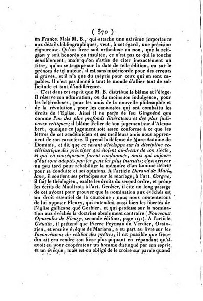 L'ami de la religion et du roi journal ecclesiastique, politique et litteraire