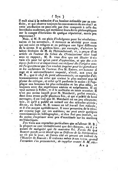 L'ami de la religion et du roi journal ecclesiastique, politique et litteraire