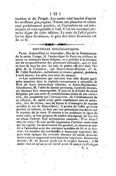 L'ami de la religion et du roi journal ecclesiastique, politique et litteraire