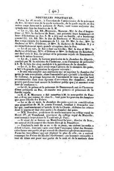 L'ami de la religion et du roi journal ecclesiastique, politique et litteraire