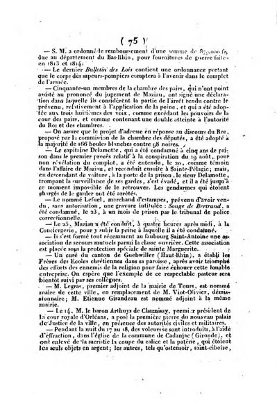 L'ami de la religion et du roi journal ecclesiastique, politique et litteraire