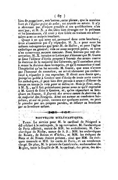 L'ami de la religion et du roi journal ecclesiastique, politique et litteraire