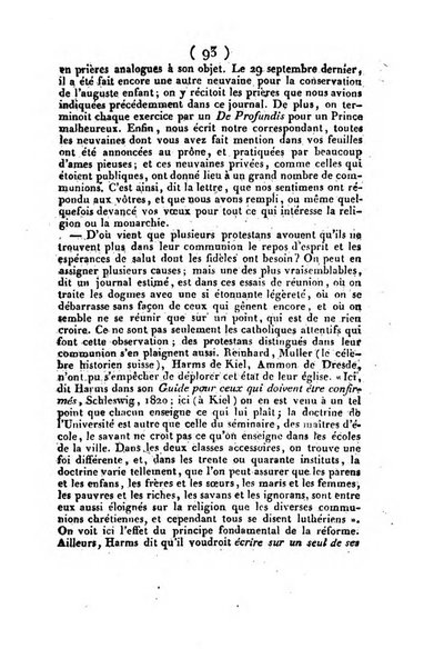 L'ami de la religion et du roi journal ecclesiastique, politique et litteraire