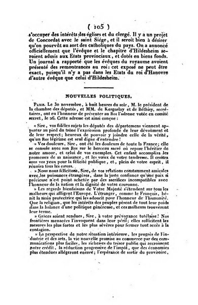 L'ami de la religion et du roi journal ecclesiastique, politique et litteraire