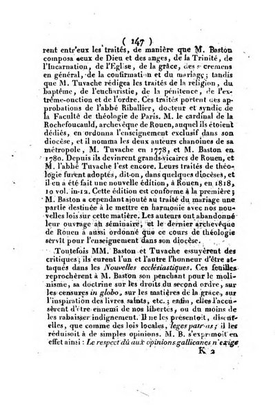 L'ami de la religion et du roi journal ecclesiastique, politique et litteraire