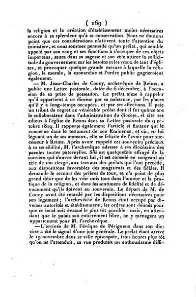 L'ami de la religion et du roi journal ecclesiastique, politique et litteraire