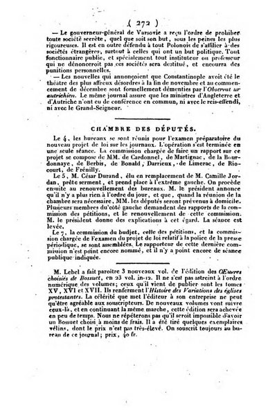 L'ami de la religion et du roi journal ecclesiastique, politique et litteraire