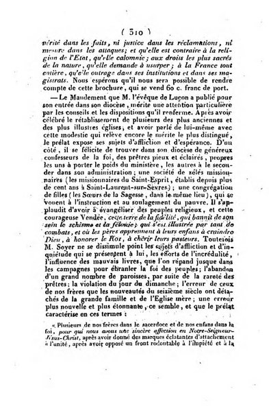 L'ami de la religion et du roi journal ecclesiastique, politique et litteraire