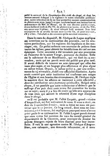 L'ami de la religion et du roi journal ecclesiastique, politique et litteraire