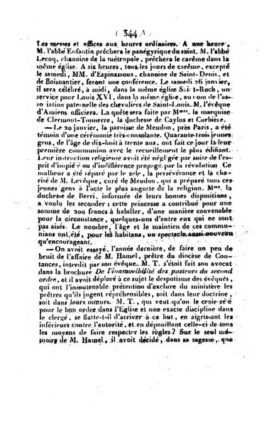 L'ami de la religion et du roi journal ecclesiastique, politique et litteraire