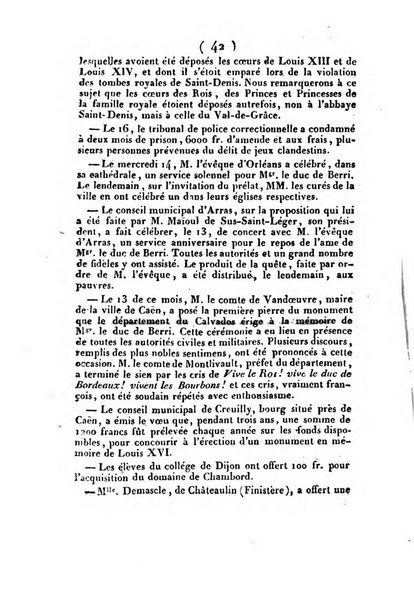 L'ami de la religion et du roi journal ecclesiastique, politique et litteraire