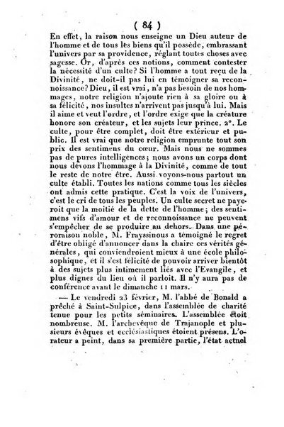 L'ami de la religion et du roi journal ecclesiastique, politique et litteraire