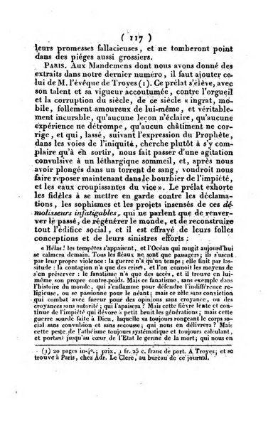 L'ami de la religion et du roi journal ecclesiastique, politique et litteraire