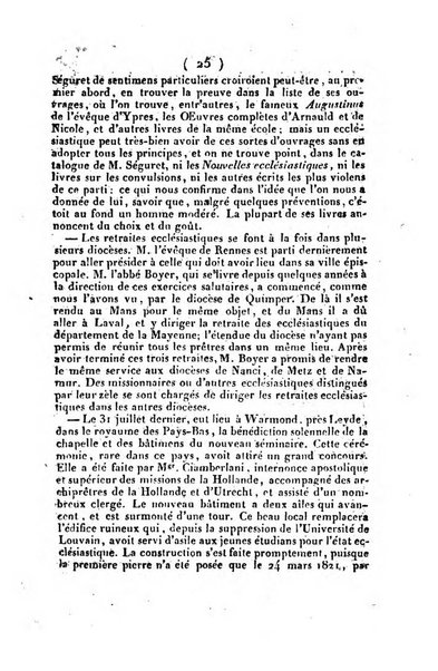 L'ami de la religion et du roi journal ecclesiastique, politique et litteraire