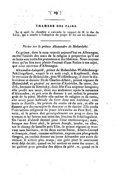 L'ami de la religion et du roi journal ecclesiastique, politique et litteraire