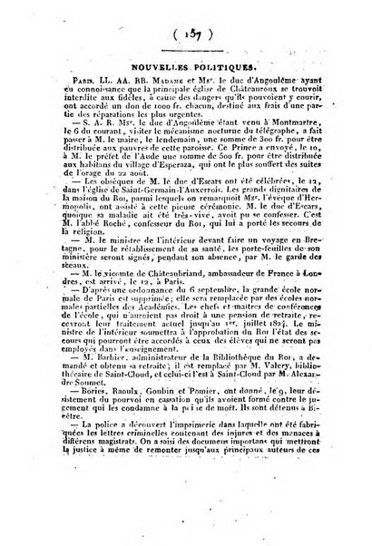 L'ami de la religion et du roi journal ecclesiastique, politique et litteraire