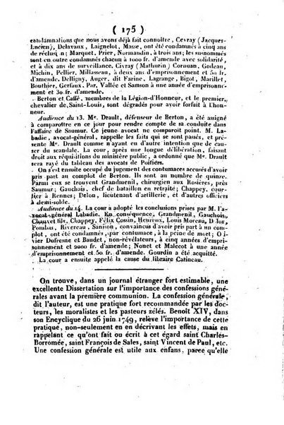 L'ami de la religion et du roi journal ecclesiastique, politique et litteraire