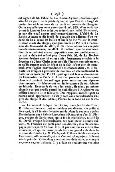 L'ami de la religion et du roi journal ecclesiastique, politique et litteraire