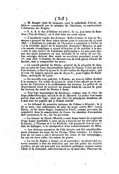 L'ami de la religion et du roi journal ecclesiastique, politique et litteraire