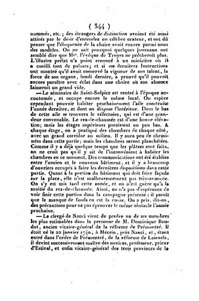 L'ami de la religion et du roi journal ecclesiastique, politique et litteraire